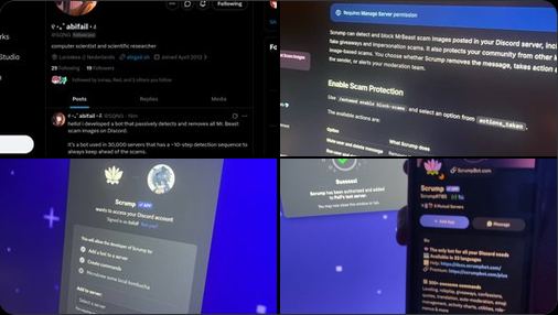 8% of images on Discord are scams: Blocking Mr. Beast scams